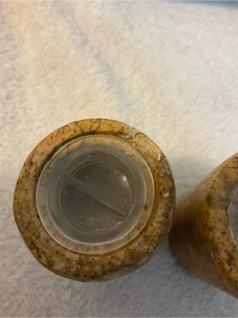 Solid Marble Salt & Pepper Shakers - Picture 5 of 8
